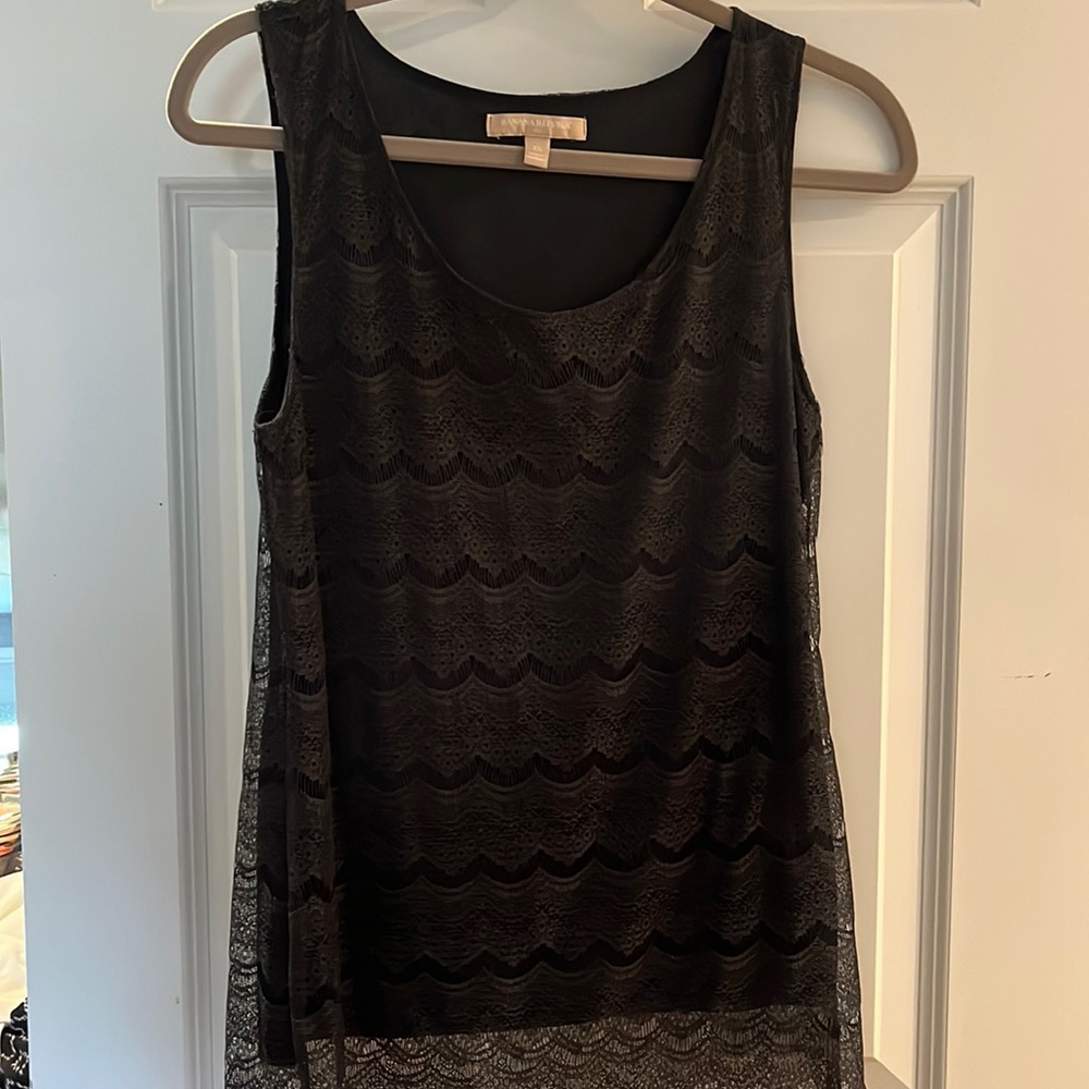 Black lace top